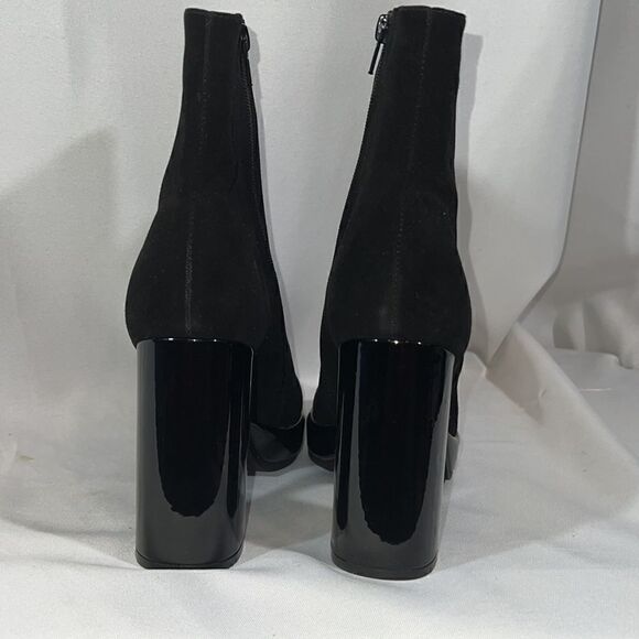 JEFFREY CAMPBELL MARY KATE ANKLE PLATFORM BOOTIES IN BLACK NEW SIZE 10 - Picture 6 of 11
